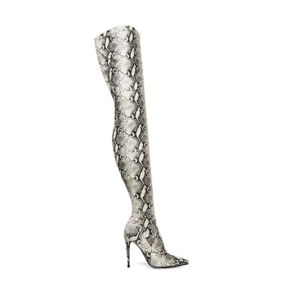 Steve Madden Shoes - Steve Madden Dominique natural snake boot size 7